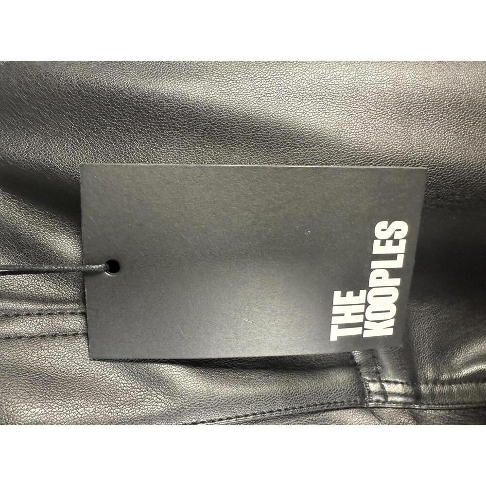 NWT The Kooples Black Leather Pants Size 40 - Picture 7 of 7